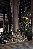 Myanmar - Mandalay, Shwe In Bin Kyaung a wonderful example of the Burmese unique teak architecture and wood-carving art. 